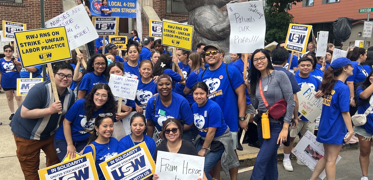 ‘Something Must Change’ New Jersey Nurses Strike for Safe Staffing
