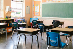 Photo of a classroom. 