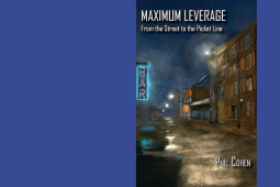 Cover of book Maximum Leverage shows a rainy night street scene.