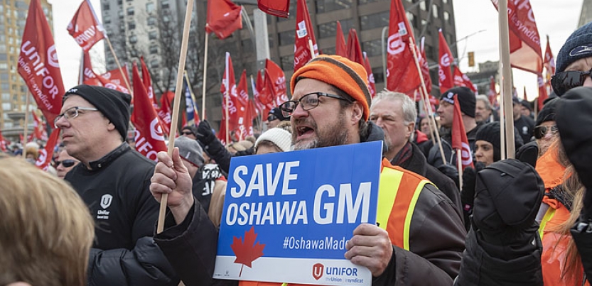 Canadian workers rally to save Oshawa GM plant