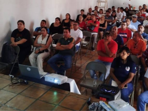 SINTTIA members gathered for a discussion on the automotive sector. Photo: SINTTIA