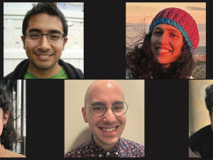 Head shots of five smiling people.