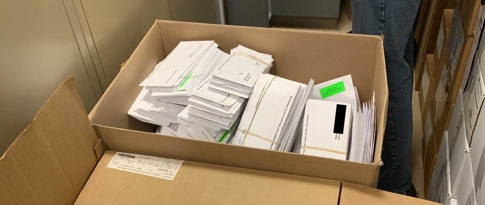 box of ballots