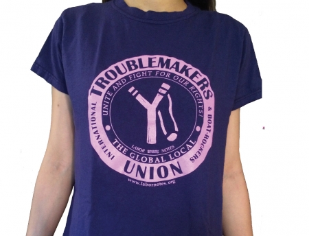 Troublemakers Union T-shirt - Purple Special Edition | Labor Notes
